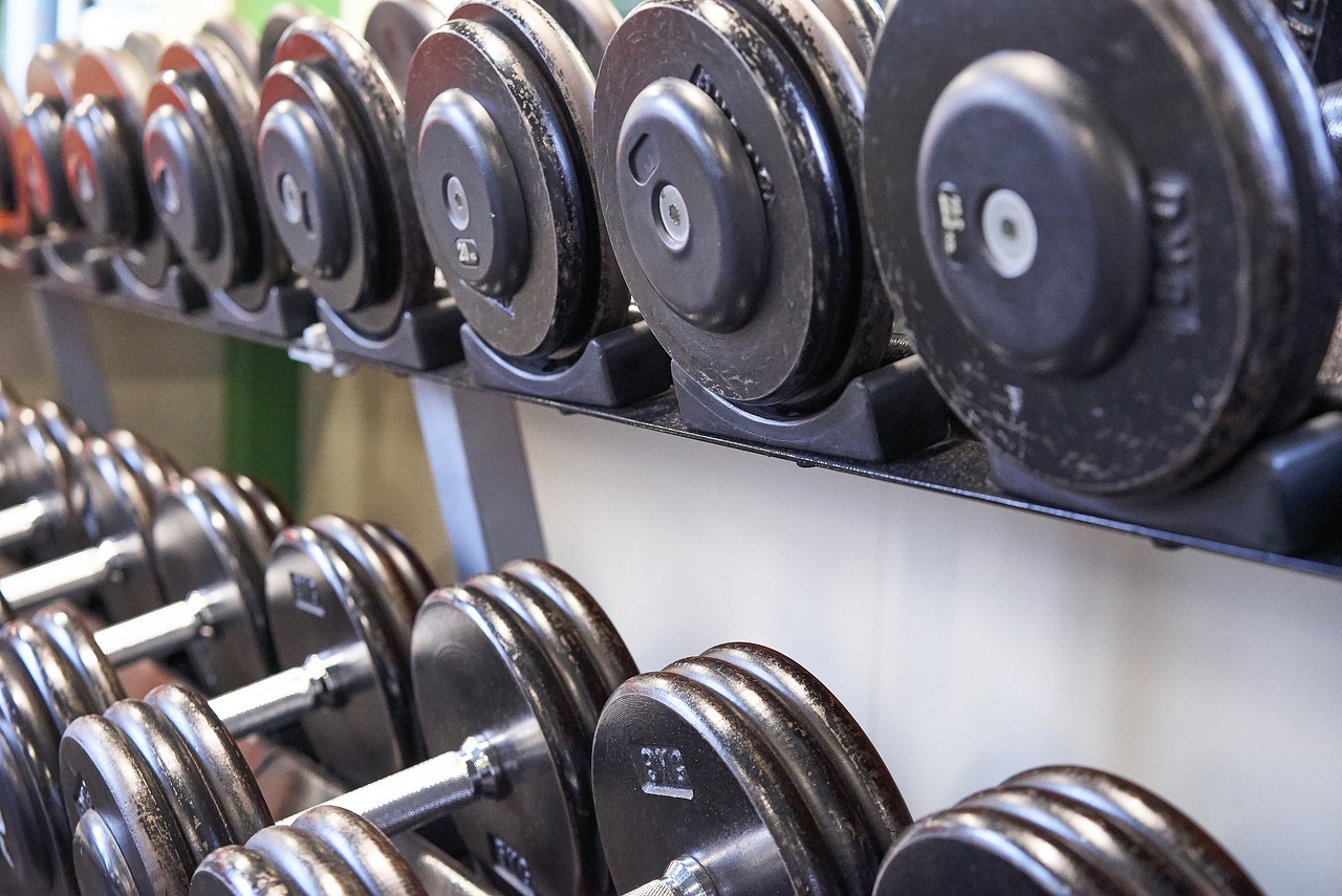 Picture of dumbbells